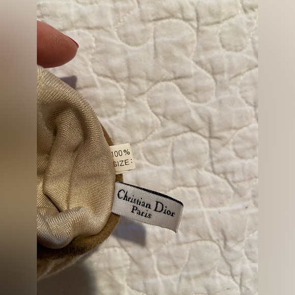 Christian Dior Vintage Suede Gloves Size 6.5 - Picture 7 of 9